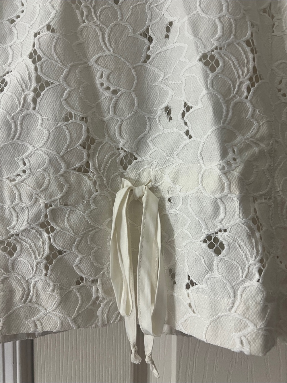 Cabi Womens Jacket Ivory Lace Topper Top Casual Business S Small - Picture 6 of 10